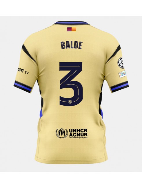 Muži Futbalové oblečenie Barcelona Alejandro Balde #3 2025-26 Krátky Rukáv - Preč Muži Futbalové oblečenie Barcelona Alejandro Balde #3 2025-26 Krátky Rukáv - Preč